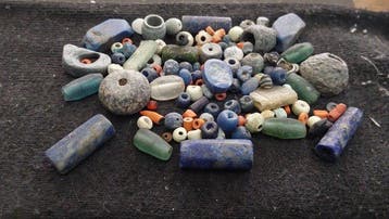 Oudegyptisch naar Romeins Glas meer dan honderd oude kralen