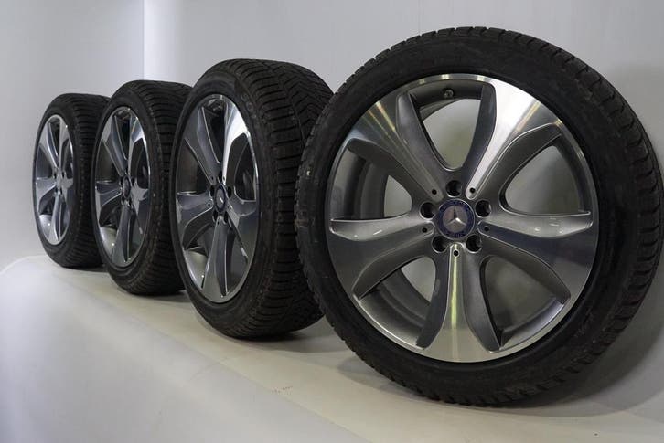 Mercedes S Klasse W222 19 inch velgen +  Winterbanden Pirell, Auto-onderdelen, Banden en Velgen, Velg(en), Gebruikt, 19 inch, Winterbanden