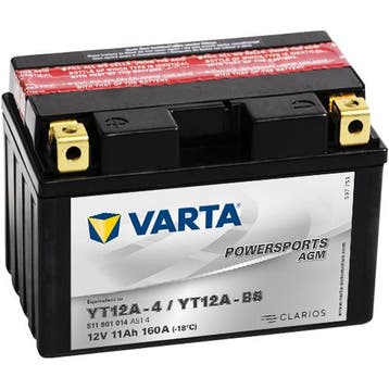 Varta Powersports AGM YT12A-BS accu | 511 901 014 | 12V 11Ah, Ophalen of Verzenden, Nieuw