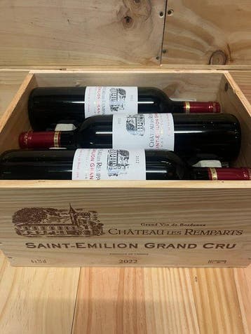 2022 Chateau Les Remparts - Saint-Émilion Grand Cru - 6, Nieuw