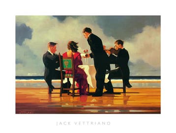 Kunstdruk Jack Vettriano - Elegy for The Dead Admiral, Verzenden, Nieuw