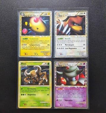 Pokémon - 4 Card - Ursaring Prime Cosmo Holo - Slowking, Nieuw