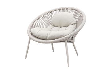 Suns Prato loungestoel - Rope/Zand, Verzenden, Nieuw, Overige materialen