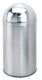 Horeca Afvalbak met push-deksel | RVS, Verzenden, Nieuw in verpakking