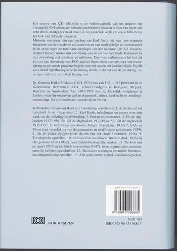 Verzameld werk van Dr. K.H. Miskotte 13 Preken 9789043506885, Boeken, Verzenden, Gelezen, Kornelis Heiko Miskotte