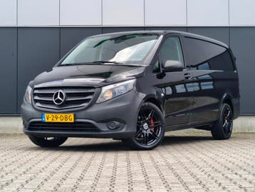 Zakelijke Lease |  Mercedes-Benz Vito 114CDI AUTOMAAT LANG A, Automaat, Stof, Gebruikt, Zwart