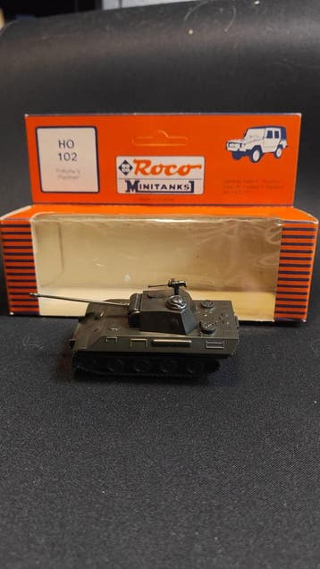 Roco minitanks 102 - PzKpfw V Panther, Overige merken, Gelijkstroom, Verzenden, Overige typen