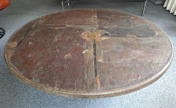 Paul Kingma - Tafel - Steen, Metaal, Concrete - Paul Kingma, Antiek en Kunst, Curiosa en Brocante
