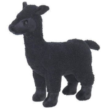 Alpaca knuffel - pluche - zwart - 20 cm - dierenknuffel, Kinderen en Baby's, Verzenden, Nieuw