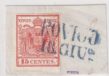 Italiaanse oude staten - Lombardije Venetië - 1850/1858, Gestempeld