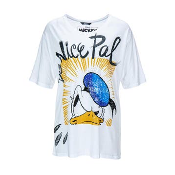 Princess goes Hollywood • be nice Donald t-shirt • 36, Princess goes Hollywood, Verzenden, Wit, Nieuw