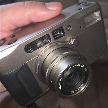 Contax T VS - Titanium Compact Camera - Carl Zeiss, Nieuw