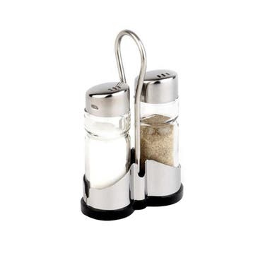 GGM Gastro | (6 stuks) Peper- en zoutstel ECONOMIC - 2-delig, Verzenden, Nieuw, Effen