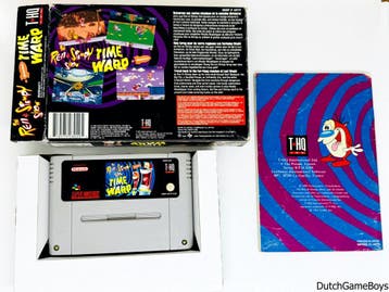 Super Nintendo / SNes - The Ren & Stimpy Show - Time Warp -, Verzenden, Gebruikt