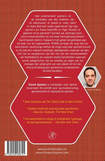 Topsport in de genen 9789029589741 David Epstein, Boeken, Verzenden, Gelezen, David Epstein