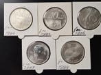 Nederland. 10 Gulden 1994/1999, 5 stuks (Zonder