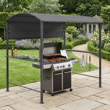 Steakhouse Pyrgos BBQ paviljoen 215x220x140 cm brandvertrage, Verzenden, Nieuw