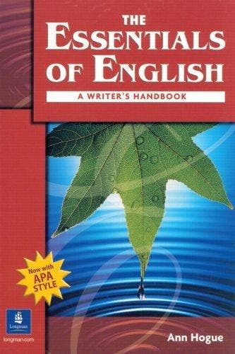 The Essentials of English - Ann Hogue 9780131500907, Boeken, Verzenden, Gelezen, Ann Hogue