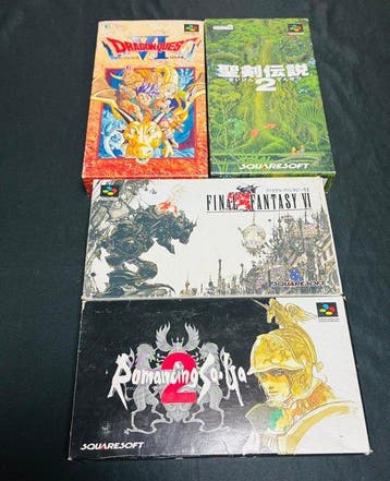 Nintendo - Super Famicom - 4 Classic JRPG Games - Final, Nieuw