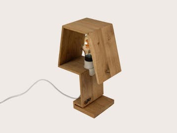 Lampenkap - Gerecycled Hout (Lampen;Sfeer & Stijl), Huis en Inrichting, Woonaccessoires | Overige, Ophalen of Verzenden, Nieuw