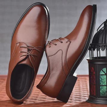 Zwarte Leren Herenschoenen - Stijlvolle Oxfords voor Formele, Verzenden, Nieuw