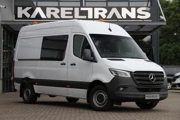Zakelijke Lease |  Mercedes-Benz Sprinter 319 3.0 CDI V6, Automaat, Stof, Gebruikt, Wit