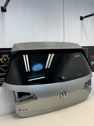 Achterklep VW Golf 7/VII AUA bj.2015 kleur grijs LB7W, Gebruikt, Achter, Volkswagen, Achterklep