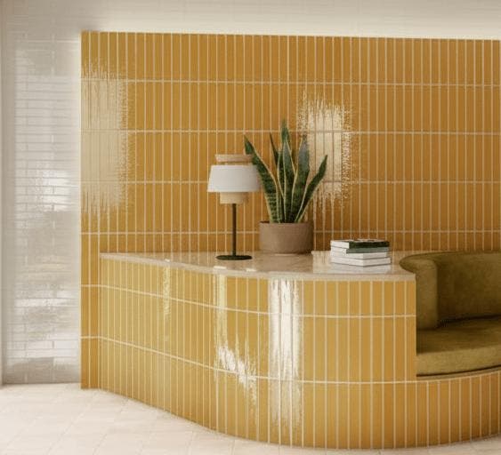 Wandtegel Ragno Gamma Oranje Fire Glans 5x30 (Muurtegels), Doe-het-zelf en Verbouw, Tegels, Minder dan 20 cm, 20 tot 40 cm, 10 m² of meer