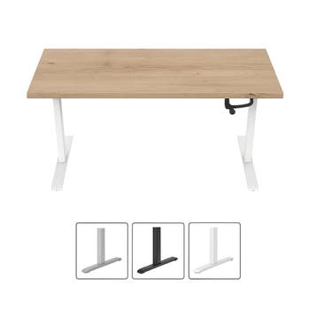 NIEUW slinger verstelbaar zitsta bureau - blad natuur eiken, Ophalen of Verzenden, Nieuw