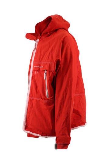 Pop Trading Company Jas in maat L Rood, Verzenden, Zo goed als nieuw, Overige kleuren, Pop Trading Company