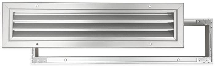 Deurrooster aluminium LxH 400 x 100mm, Doe-het-zelf en Verbouw, Ventilatie en Afzuiging, Nieuw, Verzenden