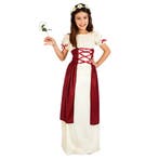 Kostuum Middeleeuwse Brunhilda Meisjes, Ophalen of Verzenden, Nieuw