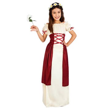 Kostuum Middeleeuwse Brunhilda Meisjes, Kleding | Dames, Carnavalskleding en Feestkleding, Ophalen of Verzenden, Nieuw