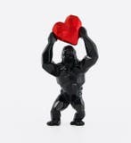 Richard Orlinski (1966) - Kong Love Black & Red Glossy, Antiek en Kunst