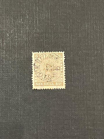 Zweden 1855 - Zweden 1855 6 vaardigheden gebruikt. -, Gestempeld
