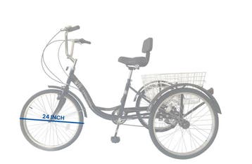 Adaptieve Fiets Volwassenen | Zwart | Laatste Stuks!, Ophalen of Verzenden, Nieuw, Viking Choice, Verstelbare zitting