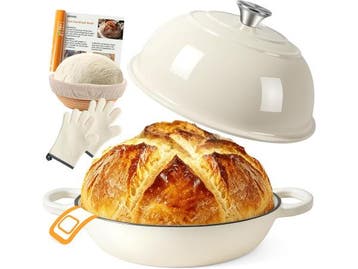 Veiling - AHJ Gietijzeren Broodpan - 5,7L Braadpan van Email, Nieuw