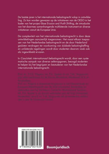 Casuïstiek internationaal belastingrecht / Boom fiscale, Boeken, Verzenden, Zo goed als nieuw, F.P.G. Pötgens