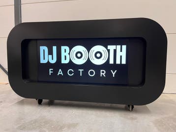 Dj booth curved - dj meubel - led, Nieuw, Dj-set, Pioneer