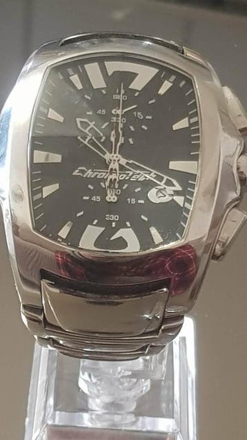 Vintage Chronotech met prisma glasplaat, Verzenden, Gebruikt