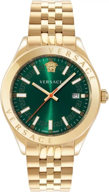 Versace VEVK01625 Hellenyium Gent herenhorloge 42 mm, Overige merken, Staal, Verzenden, Polshorloge