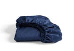 Cinderella Hoeslaken standaard satijn navy - 90-x-200-cm, Nieuw