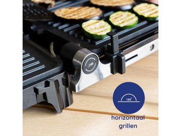 Safecourt Kitchen Contactgrill compact CG200 - Tosti, Witgoed en Apparatuur, Contactgrills, Verzenden, Nieuw