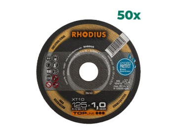 Doorslijpschijf PRO-line XT10 125x1.0mm - 50 stuks, Ophalen of Verzenden