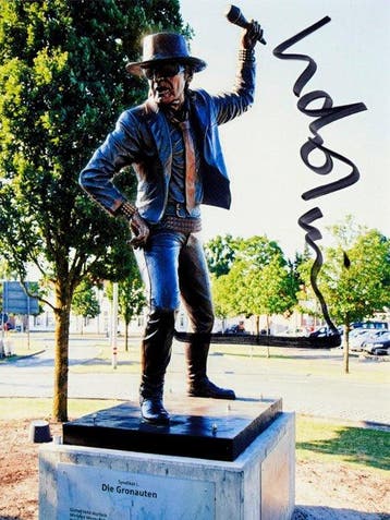 Udo Lindenberg (1946) - Udo Statue in Gronau - Museumskarte