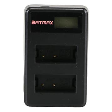 Batmax LP-E17 Dual Acculader (micro-USB) met garantie, Ophalen of Verzenden, Gebruikt