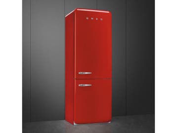 Smeg FAB38RRD5 - Koelkast - Combi-model met vriesvak - Rood, Witgoed en Apparatuur, Verzenden, Zo goed als nieuw