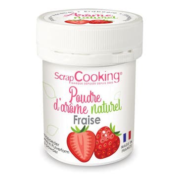 ScrapCooking Natuurlijke Smaakpoeder Aardbei 15g, Verzenden, Nieuw