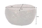 Ronde salontafel STONE MOSAIC 75cm koper metaal mozaiek, Huis en Inrichting, Tafels | Salontafels, Ophalen of Verzenden, Nieuw