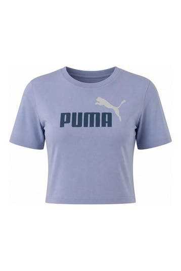 Puma T-shirt Meisjes in maat 152 Blauw, Verzenden, Zo goed als nieuw, Puma, Jongen of Meisje